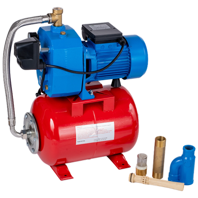Ejektor-hydroforpumpe Gmax AUTOJET DP505 – flow 1,8 m³/t, effekt 1,1 kW, løftehøjde 80 m - 