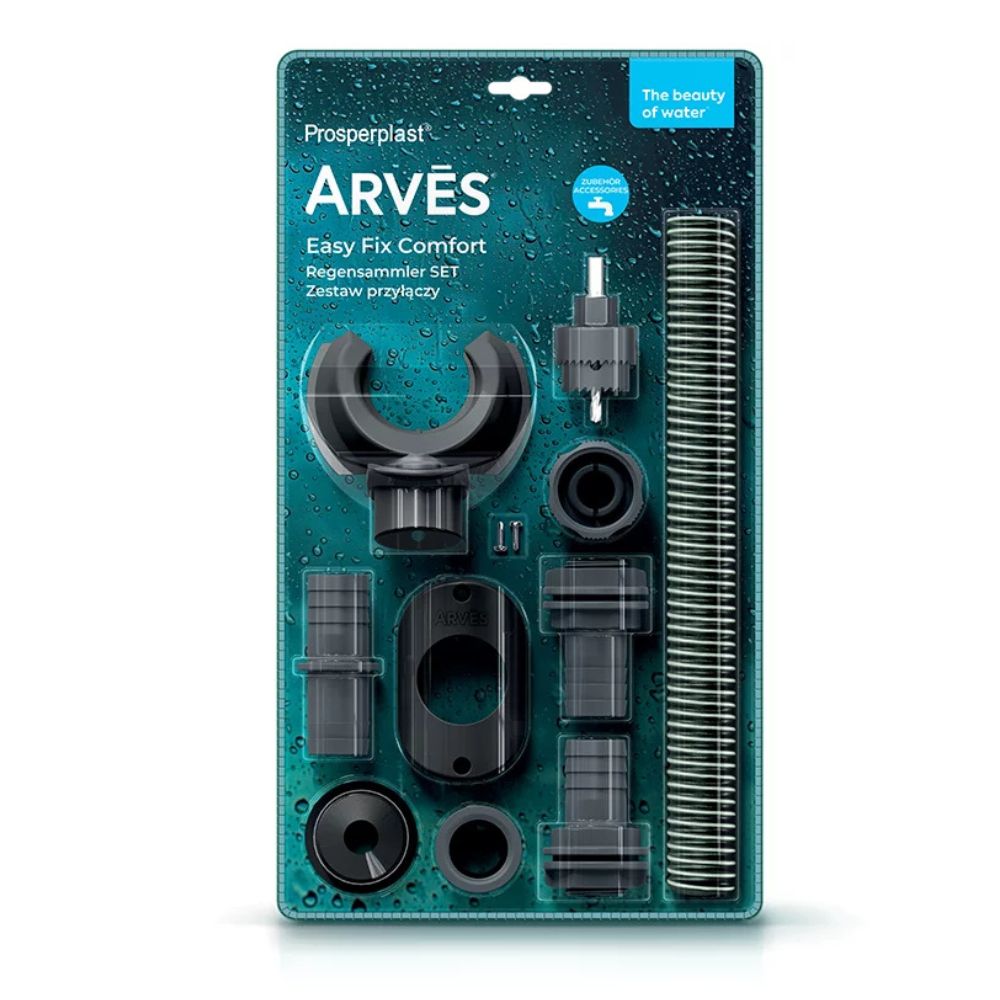 Tilslutningssæt ARVES Easy Fix Comfort Prosperplast, Lys Basalt |  |  |