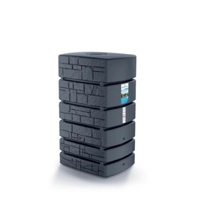 Regnvandsbeholder HydroMoby Arves Tower Stone, 500L, Antracit - HydroMoby