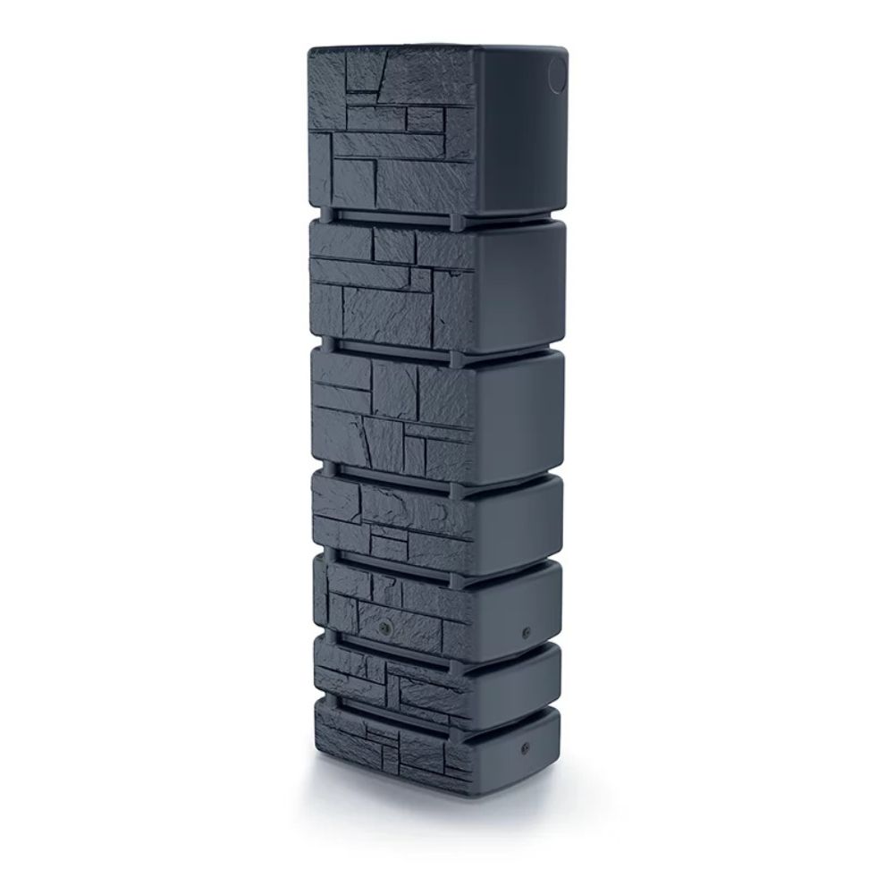 Regnvandsbeholder Prosperplast Arves Tower Stone, 350L, Grå | Regnvandsbeholdere | Vandtanke |