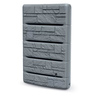 Regnvandsbeholder HydroMoby Arves Wall Stone, 400L, Grå - HydroMoby