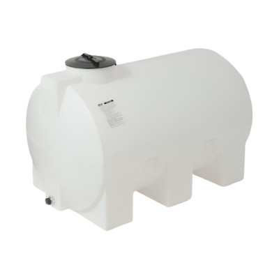 Vandtank til drikkevand MAVIL, cylindrisk vandret 500 L (hvid) - Vandtanke