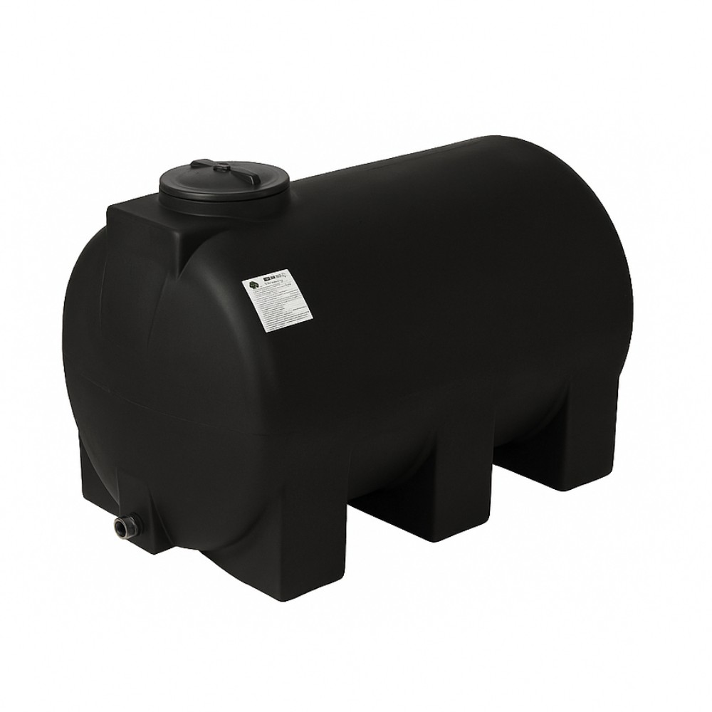 Vandtank til drikkevand MAVIL, cylindrisk vandret 500 L (sort) | Vandtanke til drikkevand |  |