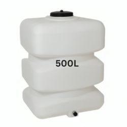Hvid drikkevandstank 500 liter