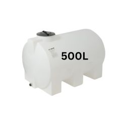 Hvid 1000-liters drikkevandstank