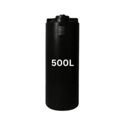 Sort 500-liters drikkevandstank